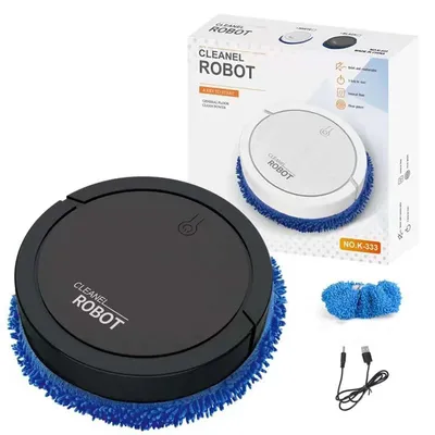 Produktbild von Wischroboter, Saugroboter mit Wischfunktion,Staubsauger Roboter mit Wenig Lärm,Schwarz
