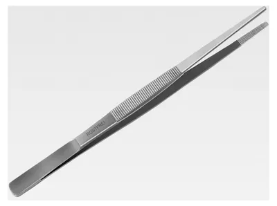 Produktbild von Gerade Pinzette, 20 cm, mit Innenzahnung aus rostfreiem Edelstahl