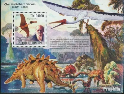 Produktbild von Briefmarken Sao Tome e Principe 2009 Mi Block706 (kompl.Ausg.) postfrisch Begründer der Evolutionslehre