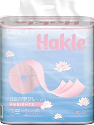 Produktbild von Hakle toaletný papier "Ambiente" 3-vrstvový, balenie 24 kotúčov