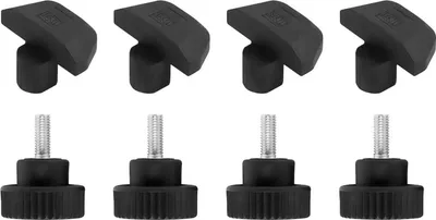 Produktbild von Bankhaken-Set BH-MFT, 8-teilig (schwarz, für Multifunktionstische)