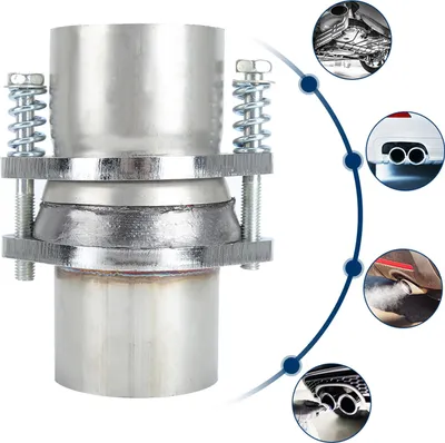 Image de Fixation rapide universelle en acier inoxydable de 3 pouces pour la réparation des boulons de ressort d'échappement et des tuyaux à bride