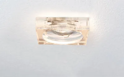 Produktbild von 3er Set  Paulmann Premium Einbauleuchten Glas Quadro starr 51mm Klar/Glas