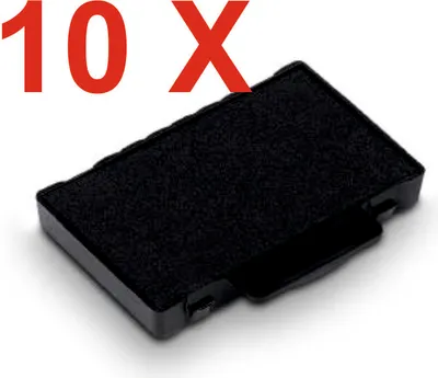 Produktbild von 10 X Trodat Ersatzkissen 6/53 für Professional 5203 – Stempelfarbe schwarzFür Professional 5203, 5253, 5440
