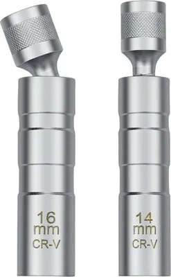 Produktbild von 14/16-mm-Zündkerzenschlüssel, universelles magnetisches Zündkerzensteckschlüssel-Ausbauwerkzeug zum Entfernen von Kfz-Zündkerzen