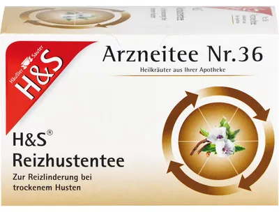 Produktbild von H&S Reizhustentee, 20 St. Filterbeutel