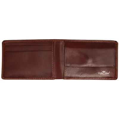 Productafbeelding van Golden Head Leer portemonnee Colorado RFID Protect Minischeintasche 1193 Tabacco bruine