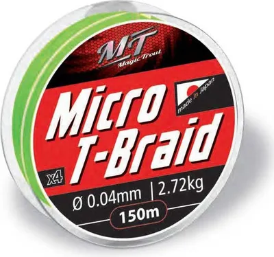 Immagine prodotto di Magic Trout Micro T-braid 150 M Verde 0,100 mm