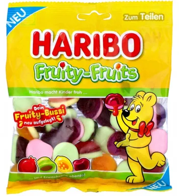 Image de Haribo Fruits : des bonbons doux et acidulés, 160 g