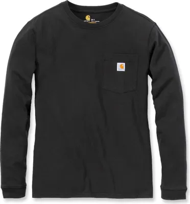 Produktbild von Carhartt Workwear Pocket Damen Long Sleeve Shirt Farbe: Schwarz, Grösse: XL