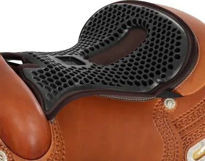Produktbild von Acavallo Ortho-coccyx Western Dry-lex Sattel Sitzschoner Braun  Braun One Size
