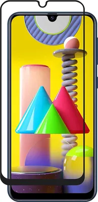 Produktbild von cofi1453® 5D Schutz Glas kompatibel mit SAMSUNG GALAXY M31 (M315F) Curved Panzer Folie Vollständig Klebend und Abdeckung