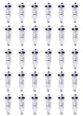 30 Mini-LED-Lichtballons, warmweiß, mit Schalter, Dekoration