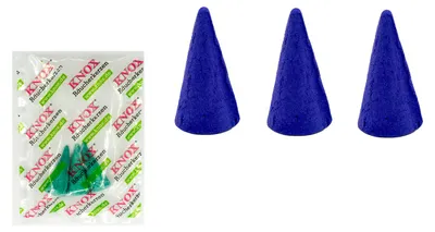 Produktbild von KNOX Räucherkerzen 3er Set - XXL Riesen - Waldfrucht - Inklusive 3er Probe "Meeresbrise" - Brenndauer 30-40 Minuten