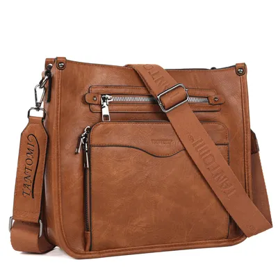 Produktbild von Umhängetasche Damen, Handtasche Damen mittelgroß, Schultertasche Crossbody Bag mit Verstellbarer, abnehmbarer Schultergurt