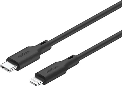 Obrázek produktu pro YENKEE YCU 635 BK Synchronizační a nabíjecí kabel USB C - MFi Lightning