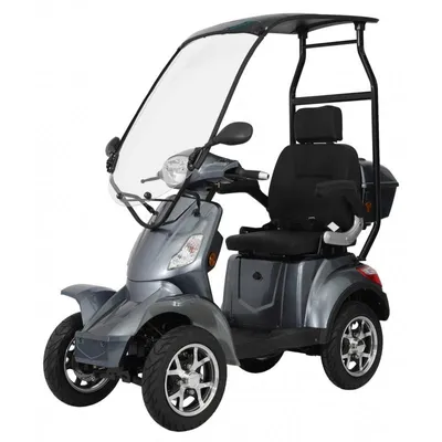Produktbild von Vita Care 4000Blei Seniorenmobil 4-Rad Elektromobil mit 1000 W, 25 km/h & bis zu 50 km Reichweite Mit Dach, Grau 60V/20Ah Blei-Gel-Akku