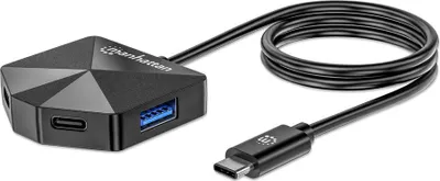 Produktbild von Manhattan 4-Port USB Hub USB-C Stecker 2xUSB-C 2xUSB-A Port