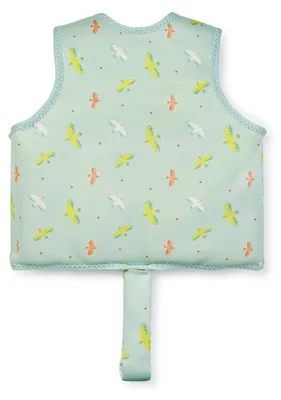 Obrázek produktu pro Plavecká neoprenová vesta s UV ochranou (1-3r) Tropicool Green