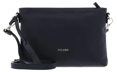 Productafbeelding van PICARD Leer schoudertas Java Crossbody Bag Ozean blauwgrijs