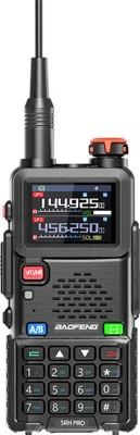 Zdjęcie produktu dla Baofeng UV-5RH PRO Walkie Talkie z GPS Moc 10W Dwuzakresowa częstotliwość Kopiowanie NOAA Radio pogodowe Walkie Talkie dalekiego zasięgu Akumulator