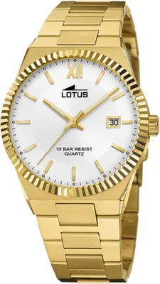 Zdjęcie produktu dla Zegarek męski Lotus Classic Elegancki zegarek na rękę ze stali nierdzewnej złoty UL18837/1