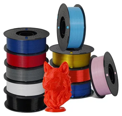 Produktbild von 3D-Drucker-Filament, PETG-Material, 1,75 mm Durchmesser, 10KG MIX C