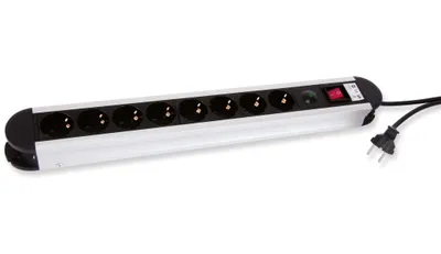 Produktbild von Goobay 93002, 8 AC-Ausgänge, CEE, Typ F, 230 V, 50 Hz, 16 A, 3500 W