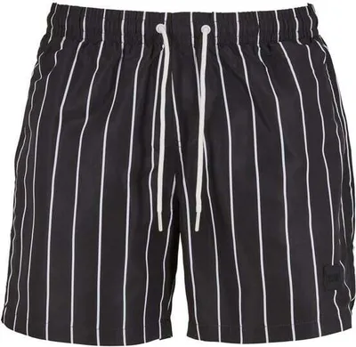 Produktbild von Urban Classics Badeshort Herren Stripe Swim Shorts schwarz/weiß XXL