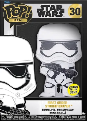 Produktbild von Star Wars - First Order Stormtrooper 30 Glows - Funko Pop! Pin