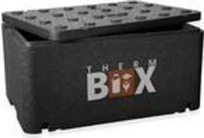 Produktbild von THERM BOX Styroporbox Groß GN 1/1 Innen: 54x34,5x24cm 46-Liter Isolierbox Warmhaltebox Kühlbox Thermobehälter Wiederverwendbar
