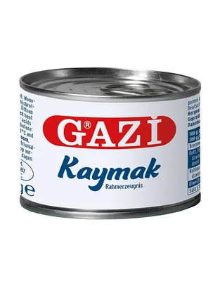 Produktbild von Gazi Kaymak 72x 155g Rahmerzeugnis Rahmprodukt Schichtsahne 23% Fett Kuhmilch