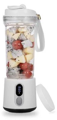 Tragbarer Mixer 500 ml, USB-C, 4000 mAh, 6 Edelstahlklingen