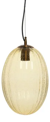 Zdjęcie produktu dla Lampa wisząca Virgina ze szkła bursztynowego