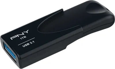 Produktbild von PNY Attache 4 - USB Stick - Schwarz