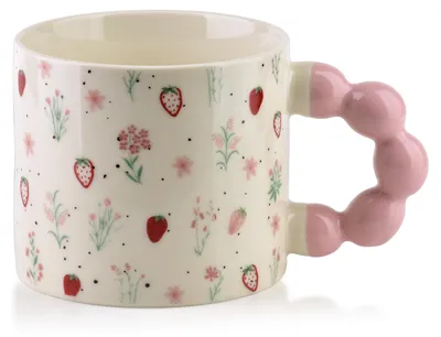 Produktbild von Becher porzellan AffekDesign Naria 9x14x8cm pastellgrün 1pc
