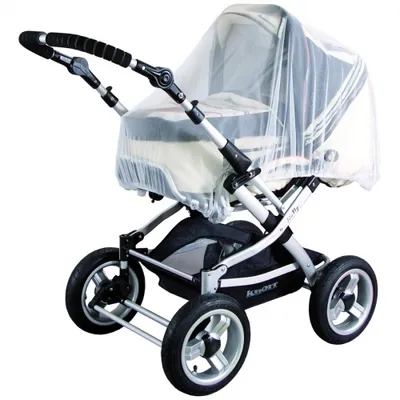 Produktbild von BABY-PLUS Insektennetz Universal weiß, für Buggy und Kinderwagen