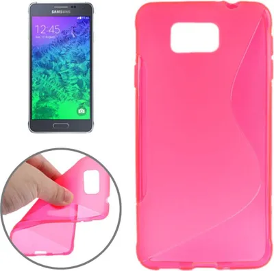 Produktbild von Handyhülle TPU-Schutzhülle für Samsung Galaxy Alpha G850F Pink