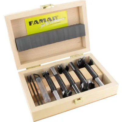 Image de Famag Bormax 2.0 Forstnerbohrer Set mit Zentrierspitze, 5-teilig, 15-35 mm