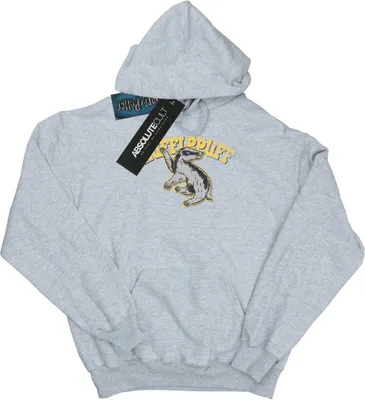 Zdjęcie produktu dla Harry Potter – męska bluza z kapturem „Hufflepuff” BI11735 (M) (szara)