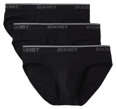 Immagine prodotto di Slip in cotone elasticizzato, taglia 2(x), 3 pezzi - Nero - Taglia media