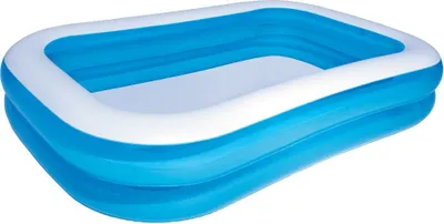 Zdjęcie produktu dla Bestway Nadmuchiwany Basen Rodzinny Prostokątny 262x175x51 cm Niebieski Biały