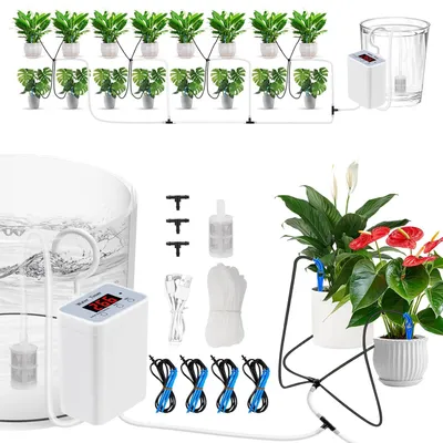 Obrázek produktu pro Automatický zavlažovací systém DIY pro pokojové rostliny Zavlažovač rostlin s časovačem