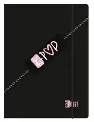 Immagine prodotto di Cartellina con elastico. Formato A4, 300 g/m². Rosa K-Pop