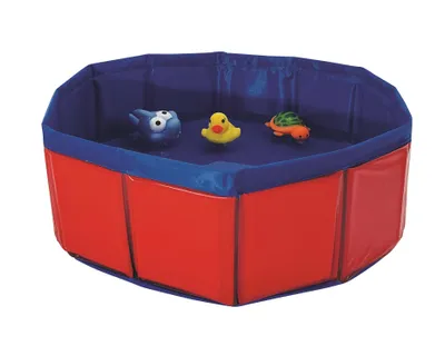 Immagine prodotto di Piscina per gatti Nobby con giocattolo rosso/blu; Ø 30 x 11 cm
