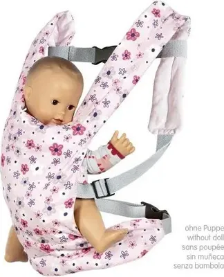 Produktbild von goki Puppentragegurt, Blütentraum