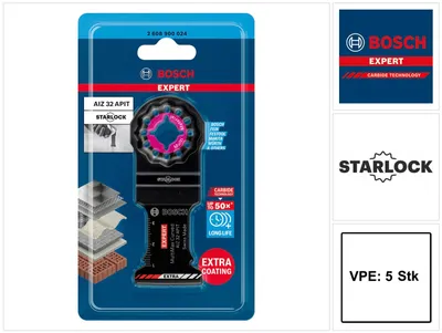 Obrázok produktu pre BOSCH 2608900025 5 BOSCH Expert MultiMax AIZ 32 APIT Tauchsägeblätter