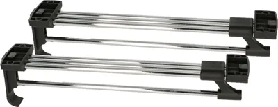 Zdjęcie produktu dla KOTARBAU® Zestaw 2 wysuwanych drazków na ubrania 300 mm do szafy Wytrzymaly