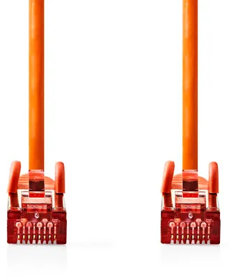 Imagen del producto de Nedis CCGL85221OG20, 2 metros, Cat6, SF/UTP (S-FTP), RJ-45, RJ-45, color naranja
