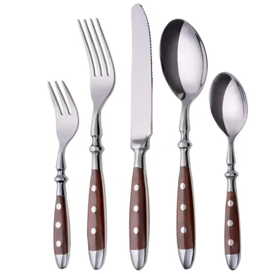 Produktbild von GRÄWE Tafelbesteck 30-tlg., für 6 Personen, Serie Nürnberg, BRAUN
